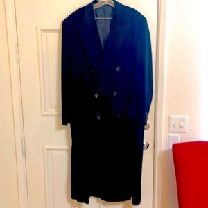 Cashmere Coat Men’s double breasted Sz  42